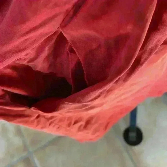 100% silk, red Victoria Secret robe; size M/L - Picture 3 of 7